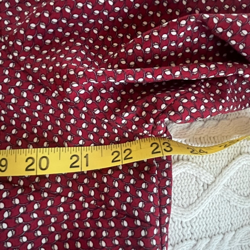 Roz & Ali Burgundy Button-Up Blouse with Gold Button Detail Women’s Size 1X - Picture 15 of 16
